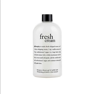 Fresh Cream Shampoo, Shower Gel & Bubble Bath. New